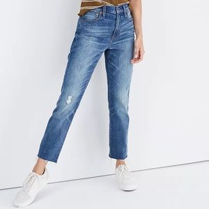 Madewell High Rise Slim Crop Boyjean